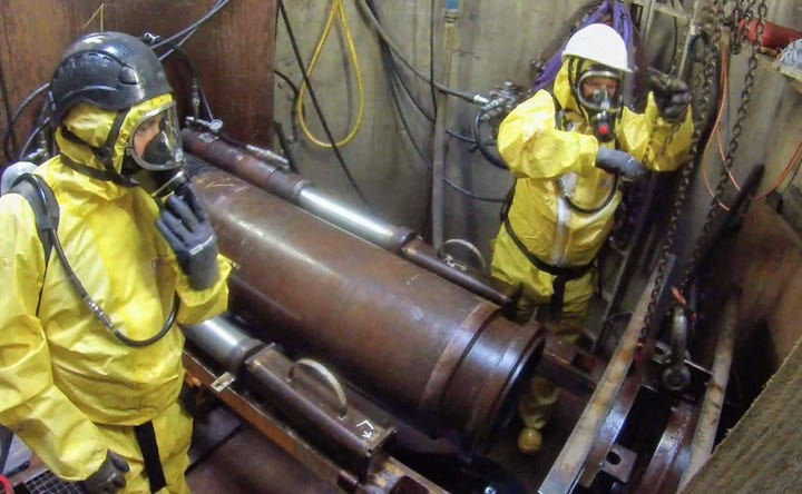 work in the contaminated well